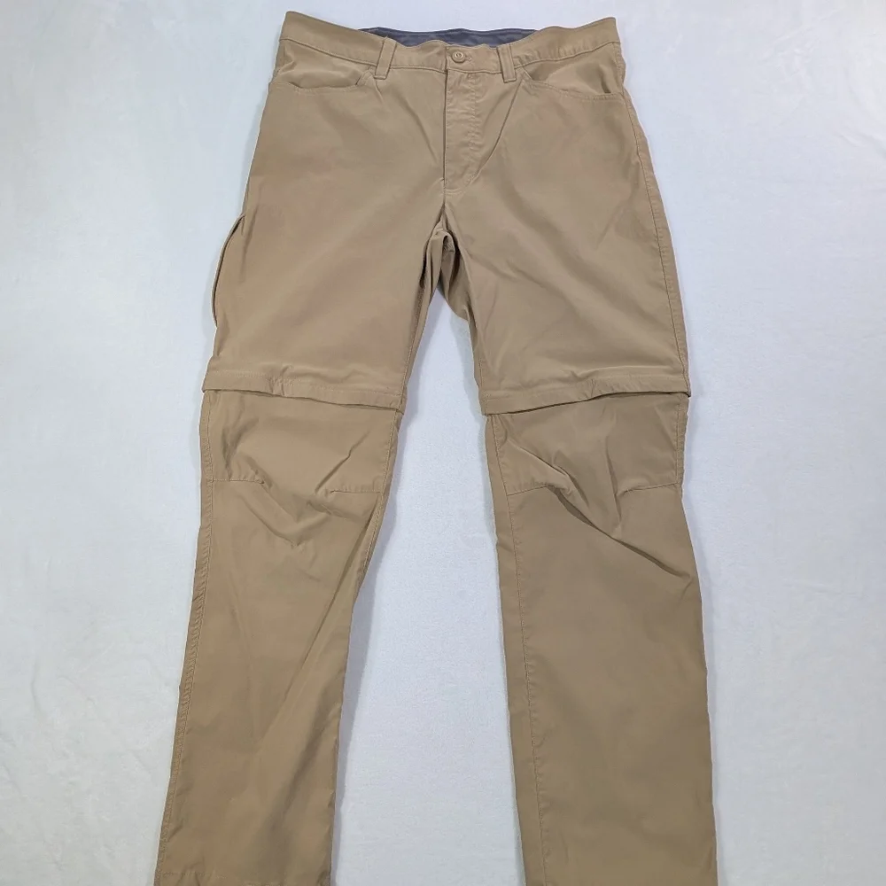 Eddie Bauer Men’s Convertible Tech Hiking Pants to‎ Shorts | Khaki 38x34